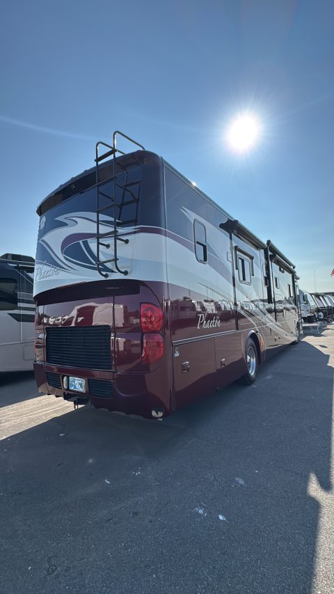 Phaeton motorcoach at an RV rally